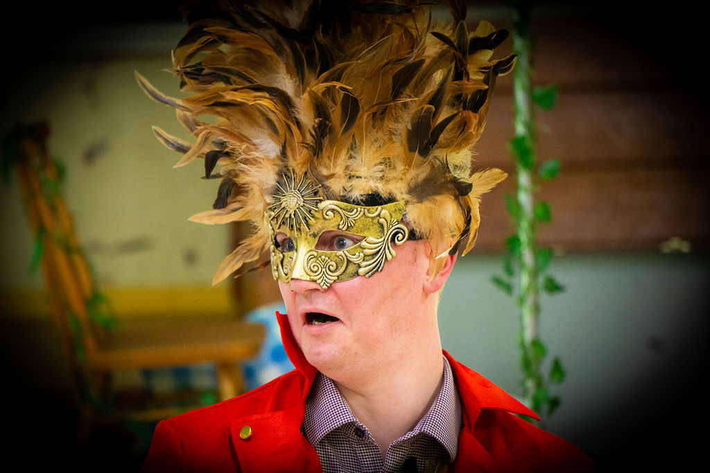 The magnificent Aurora Preener mask.