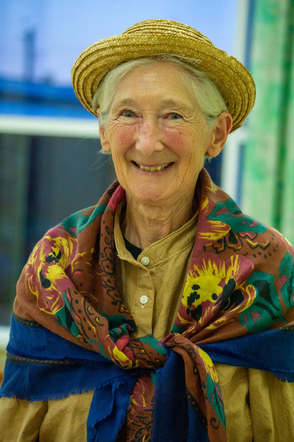 Denise Butcher in full costume.